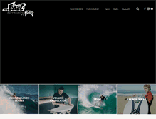 Tablet Screenshot of lostsurfboards.net